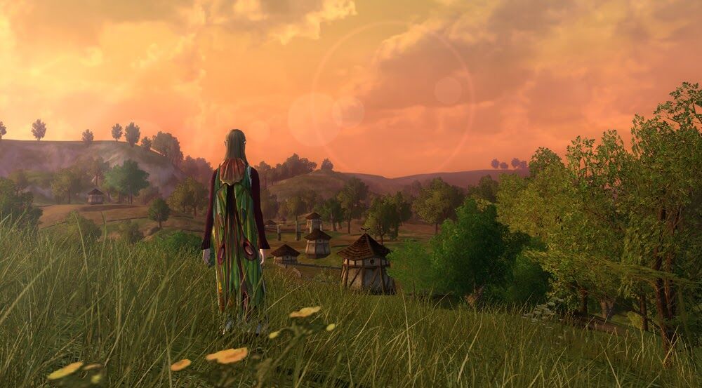 Image du jeu "LOTRO": Ravanel looking over the Shire