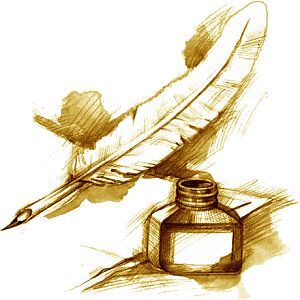 Plume et encrier