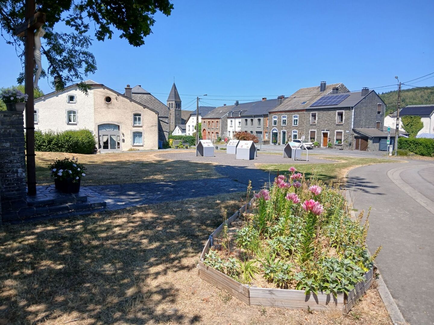 L'arrivée à Herbeumont.