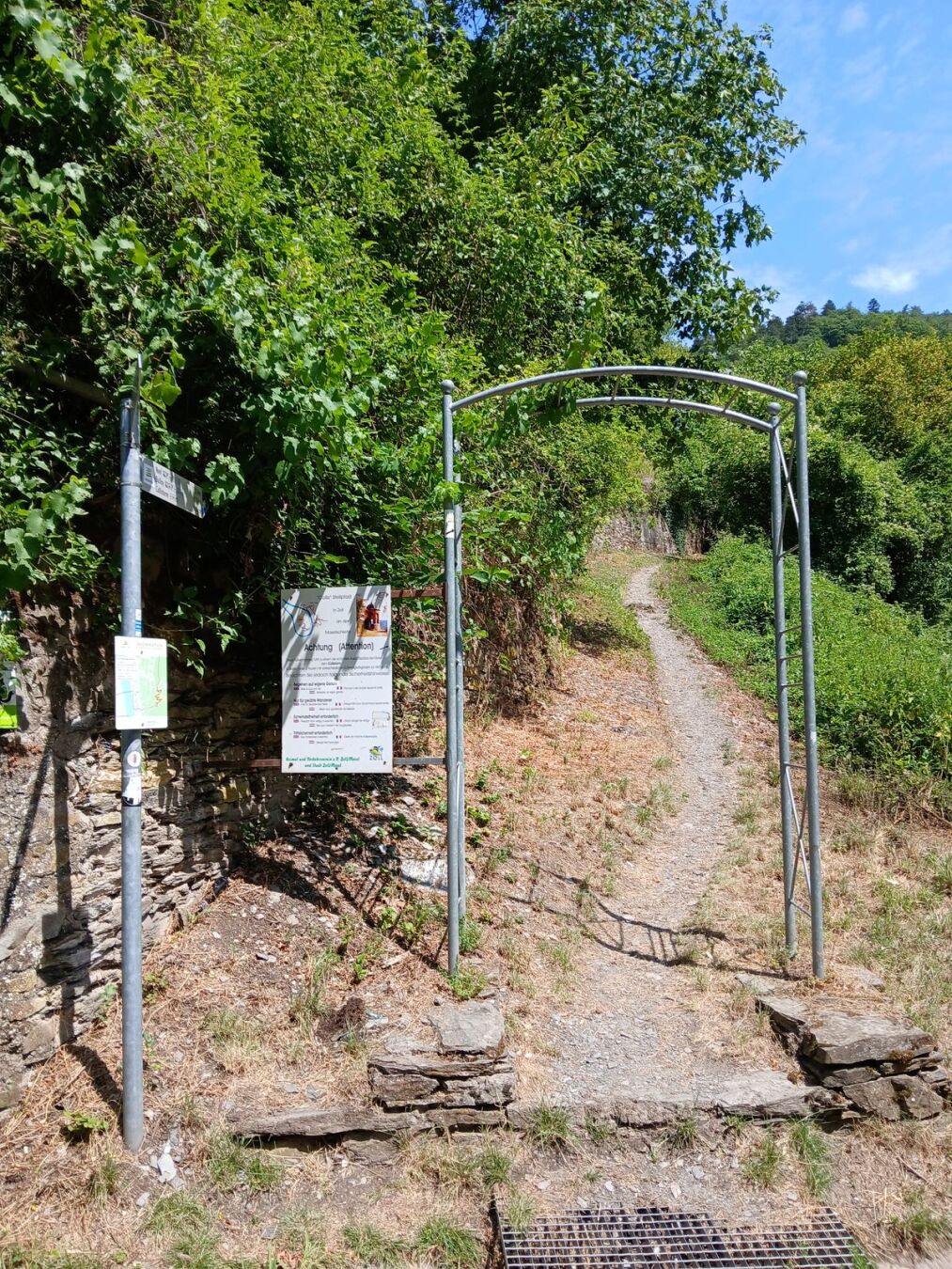 Entrée du Steilpfad
