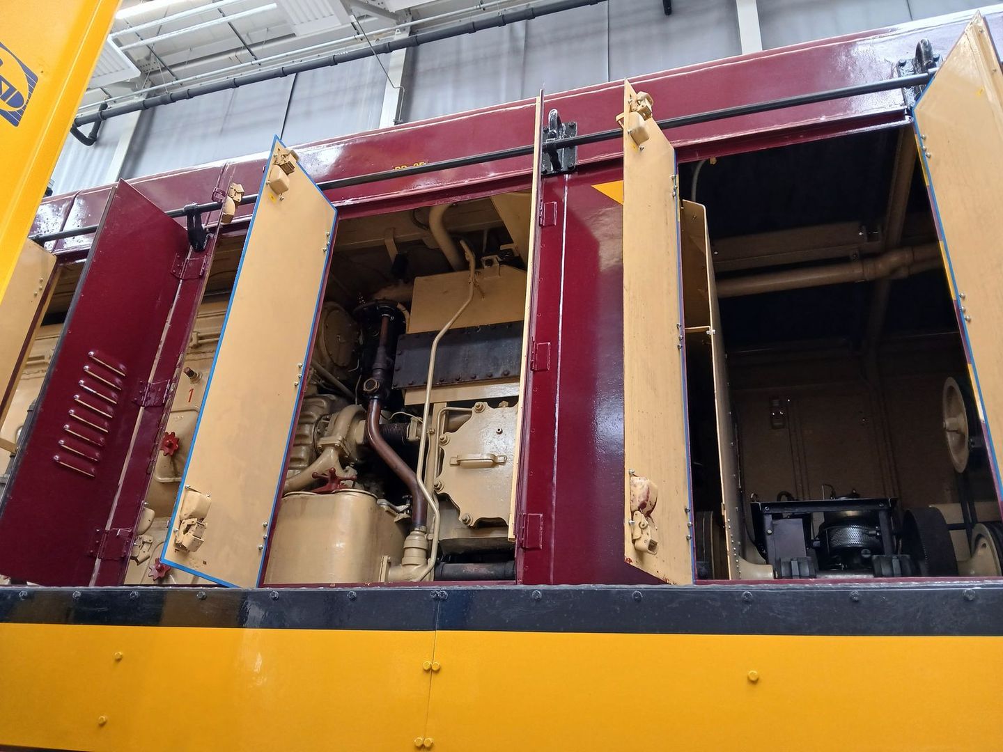 Compartiment moteur de la 804