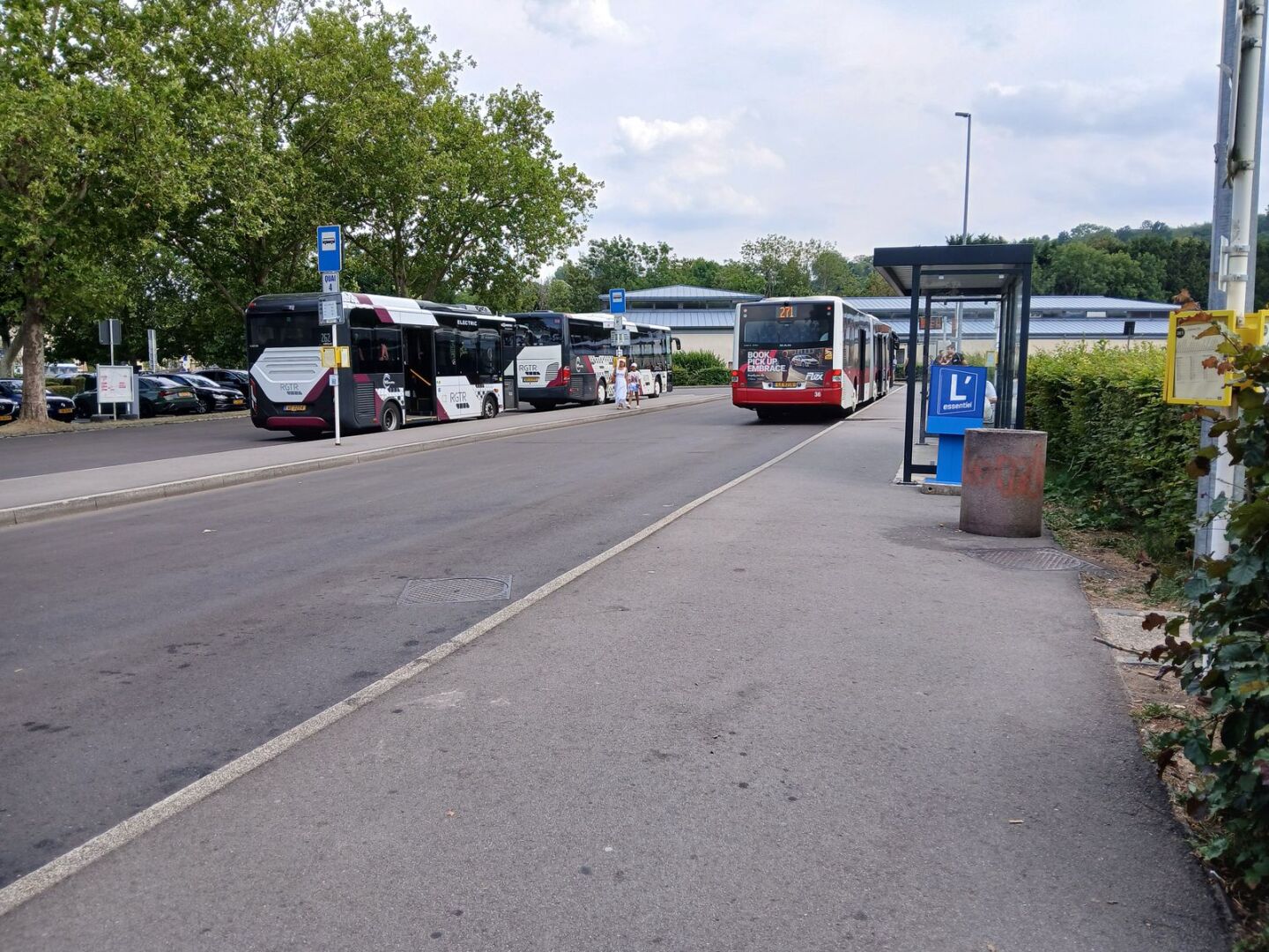 La gare des bus d'Echternach